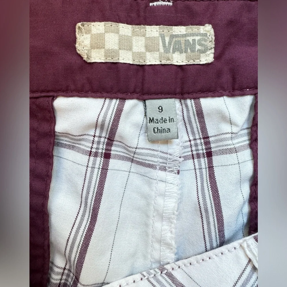 Vans Cream and Brown Plaid‎ Men Shorts